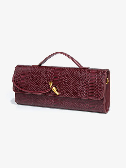 'Macey' Envelope Woven Handbag