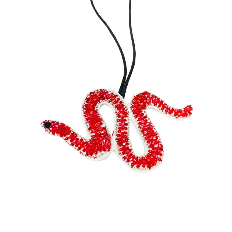 Handmade Beaded Rope Bag Charms