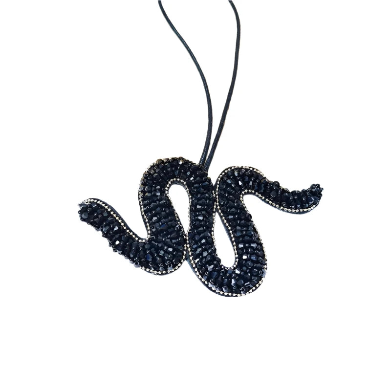 Handmade Beaded Rope Bag Charms