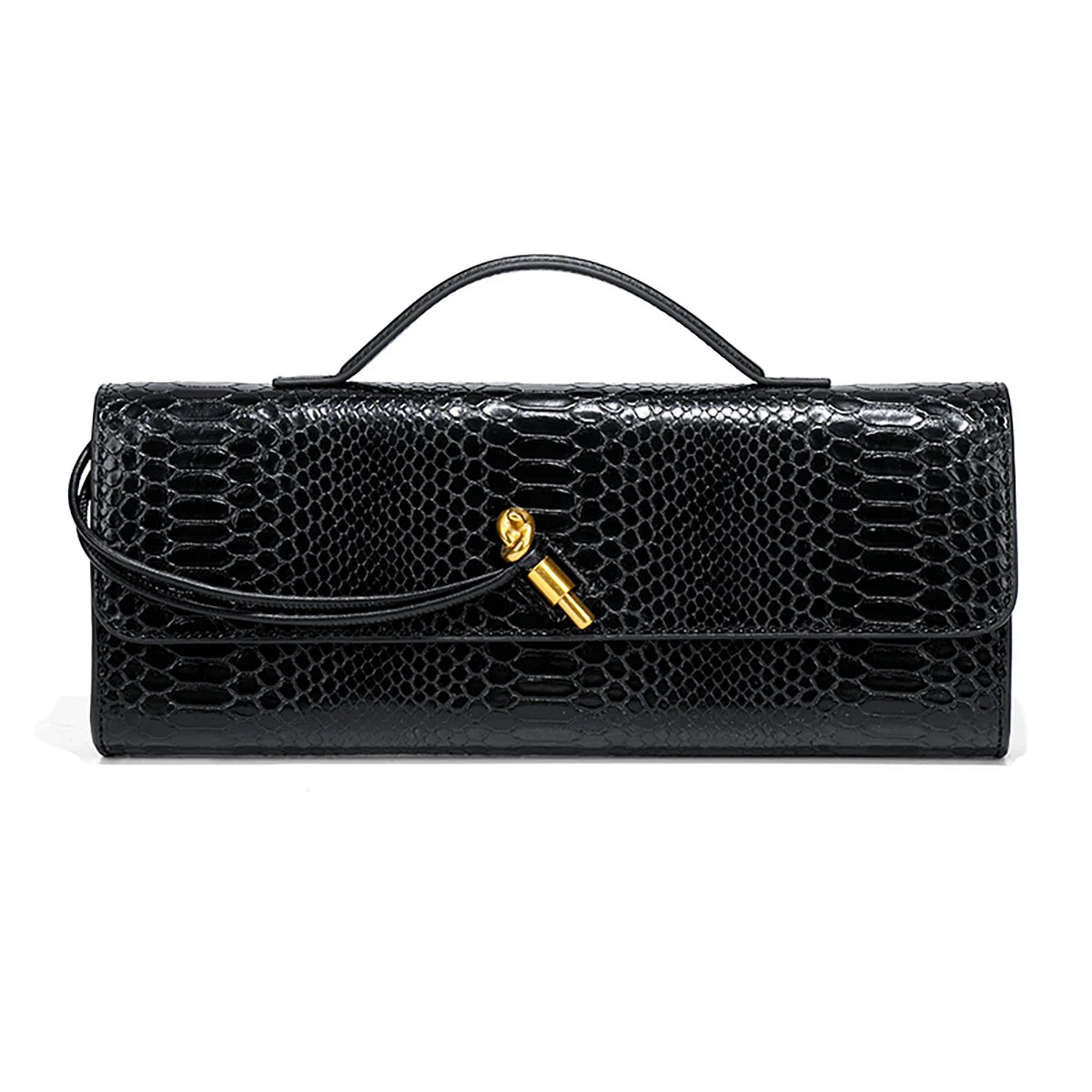 'Macey' Envelope Woven Handbag