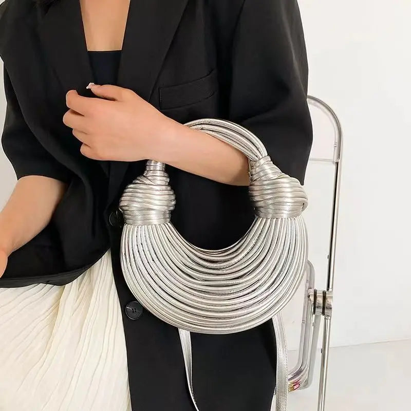 'Ella' Woven Knot Bag