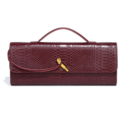 'Macey' Envelope Woven Handbag