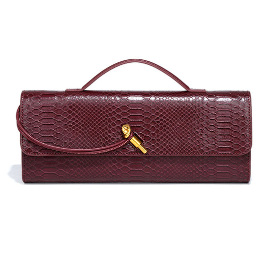 'Macey' Envelope Woven Handbag