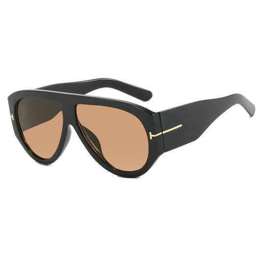 'Kara' Oval Sunglasses