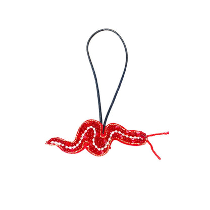 Handmade Beaded Rope Bag Charms